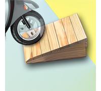 rampa per sedie a rotelle, Small Non-Slip Automotive Driveway Ramps Shed Ramps For Home Sidewalk Steps(30x26x7 cm)