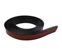 Rampa per soglia del garage, striscia di transizione da pavimento per accesso alla sedia a rotelle, rampa riduttore in gomma antiscivolo per uso domestico, larghezza 5 cm, nero/grigio/poco profondo