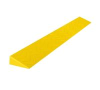 Rampa per soglia, rampa di accesso al marciapiede,Rampa per Soglia Della Porta in Plastica Antiscivolo,per Sedia a Rotelle, Passeggini, Deambulatori,Scooter(Yellow,100x22x10CM)