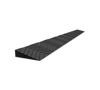 Rampa per soglia, rampa di accesso al marciapiede,Rampa per Soglia Della Porta in Plastica Antiscivolo,per Sedia a Rotelle, Passeggini, Deambulatori,Scooter(Black,100x10x4CM)
