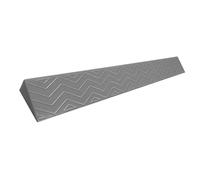 Rampa per soglia, rampa di accesso al marciapiede,Rampa per Soglia Della Porta in Plastica Antiscivolo,per Sedia a Rotelle, Passeggini, Deambulatori,Scooter(Gray,100x22x10CM)
