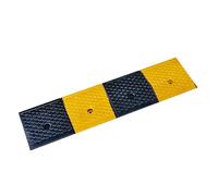 Rampa per vialetto resistente antiscivolo per garage, design bicolore brillante, resistente all'usura, ideale per strade, dimensioni 100 x 20 x 6 cm