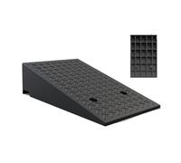 Rampa portatile leggera per sedia a rotelle, superficie antiscivolo con sistema di drenaggio per cordoli, passeggini e accesso alla mobilità (50 x 80 x 15 cm)