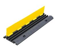 Rampa protettiva in gomma resistente con copertura superiore apribile per vialetti, garage, parcheggi