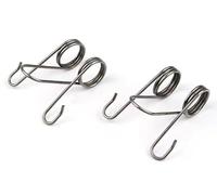 RaMpad Molla di torsione, piccola molla, molla torsionale, 2 pezzi 2,0 x 23 x 60 mm accessori per seminatrici, seminatrici di mais, molle a doppia torsione ispessite