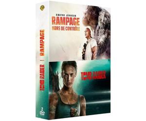 Rampage- Fuori Di Controllo + Tomb Raider Cofanetto DVD Nuova
