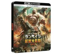 Blu-Ray 4K Uhd Rampage - Furia Animale (Japanese Steelbook) (4K Ultra Hd+Blu-Ray