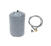 Rampage Products 1202 - Telo copriauto traspirante a 4 strati, con lucchetto, cavo e custodia per Jeep Wrangler LJ Unlimited 2004-2006, grigio