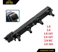 Rampe Bobine Accensione PARTSLINE 4 Poli Nero 12V per Citroën C4 C5 C8 JUMPY
