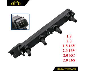 Rampe Bobine Accensione PARTSLINE 4 Poli Nero 12V per Citroën C4 C5 C8 JUMPY