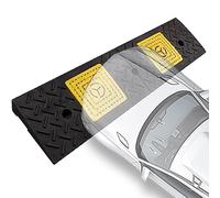 Rampe del Marciapiede del Vialetto per Auto, Banchina di Carico 1.5in 2 in 2.5 in 3 in 3.5in 4in 5in 6in Rampa della Soglia di Salita, Rampa del Marciapied, Black,Yellow, 100x25x8cm/39x9.8x3.1in