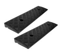 Rampe di Accesso per Marciapiedi in Gomma Spessa 3cm Altezza, rampa per marciapiede per auto, Set 2 Pezzi Antiscivolo per Auto, Moto, Bici e Sedie a Rotelle, Uso Interno ed Esterno per Casa, Giardino