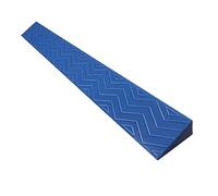 Rampe di soglia per porte, rampe di soglia di salita da 2 a 6,5 cm, antiscivolo, striscia di transizione per rampe domestiche, tappetino da arrampicata antiscivolo per robot di pulizia (colore: blu,