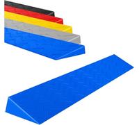 Rampe di Soglia Portatili, Rampa per Sedie A Rotelle, Rampa per Cordoli di Porte Robotiche per Interni, Canale di Salita da 1-10 Cm, Blue, 100 * 10 * 4Cm