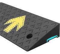 Rampe for cordoli in gomma for auto, Rampe for cordoli for veicoli pesanti, Rampe/pendenze for cordoli for garage interni ed esterni(Size:100x25cmx10cm/3.4x9.8x3.9 in)