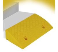 Rampe in plastica per auto, Cordolo E Soglia Rampa In Gomma E Plastica for Veicoli Multicolore 50x(27-50) x(7-19) cm(Yellow,50x27x12cm)