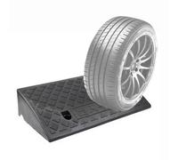 Rampe in plastica per auto, Rampa for cordolo 1-7 pollici Rialzo Multicolor 50x(13-50) x(3-19) cm(Black,50 * 38 * 15cm)