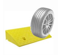 Rampe in plastica per auto, Rampa for cordolo 1-7 pollici Rialzo Multicolor 50x(13-50) x(3-19) cm(Yellow,50 * 50 * 18cm)