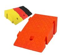 Rampe in plastica per auto, Rampa for cordolo in plastica 16 cm 19 cm Altezza di salita Multicolor Dimensioni multiple for veicoli(Orange,25 * 45 * 19cm)
