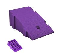 Rampe in plastica per auto, Rampa for marciapiede for sedie a rotelle e auto Multicolor, dimensioni multiple(Photo Color,25x45x19cm)