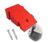 Rampe in plastica per auto, Rampa for marciapiede for sedie a rotelle, scooter e veicoli, multicolore, 2 misure(Red,H:19cm/7.5")