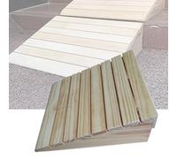 Rampe in plastica per auto, Rampe di soglia for cordoli in legno for interni ed esterni con altezze di aumento da 2 a 6 pollici(31x30x9cm(12.2x11.8x3.5inch))