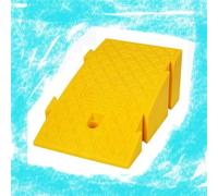 Rampe in plastica per auto, Rampe for cordoli in plastica Bulloni di espansione superficiale antiscivolo 7-19 cm Nero Giallo Dimensioni multiple(Black,25 * 27 * 7cm)