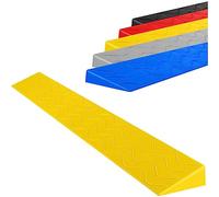 Rampe in plastica per auto, Rampe for cordoli in plastica PP multicolori, dimensioni multiple, alte 2-6,5 cm(Yellow,100x12x4.5cm)