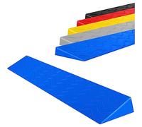 Rampe in plastica per auto, Rampe for cordoli in plastica PP multicolori, dimensioni multiple, alte 2-6,5 cm(Blue,100x8x2cm)