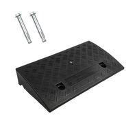 Rampe per Auto, Rampa Moto, for Marciapiedi, Rampa Del Garage, Auto, Motocicletta, Piattaforma di Carico, Camion, Camioncino, Rampa Della Soglia, (Lunghezza 50cm) ( Color : Negro , Size : 50*27*9cm )