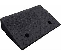 Rampe per Cordoli in Gomma, Rampe di Soglia Portatili per Impieghi Gravosi per L'ingresso della Porta, per Ruote per Scooter, Skateboard, Moto, Black, 50x80x15cm