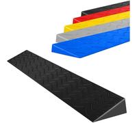 Rampe Per Marciapiede In Gomma, Rampa Soglia Pesante Alta 2-6,5 Cm, Rampe Di Carico, Rampe Per Auto, Rampe Da Garage Portatili Resistenti(Black,100x12x4.5cm)