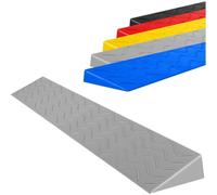 Rampe Per Marciapiede In Gomma, Rampa Soglia Pesante Alta 2-6,5 Cm, Rampe Di Carico, Rampe Per Auto, Rampe Da Garage Portatili Resistenti(Gray,100x10x3.5cm)