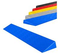 Rampe Per Marciapiede In Gomma, Rampa Soglia Pesante Alta 2-6,5 Cm, Rampe Di Carico, Rampe Per Auto, Rampe Da Garage Portatili Resistenti(Blue,100x8x2.5cm)