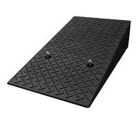 Rampe per Marciapiedi,Rampe di Marciapiede in Gomma Nera con Struttura A Griglia Stabile per Auto, Sedie A Rotelle, Biciclette E Motociclette,Height 15cm