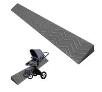 Rampe per Porte, Rampa per Sedia a Rotelle, Rampe di Carico per Soglie Portatili Robuste, Pedana per Disabili di Transizione Portatile in Plastica con Superficie Antiscivolo (Color : Grigio, Size :