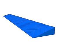 Rampe Portatili Per Gradini, Rampe Soglia Per Sedie A Rotelle Per Ingressi 2-6,5 Cm, Rampe Per Cordoli Con Dislivello, Rampa Portatile Leggera In Plastica(Blue,100x13x6.5cm)