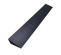 Rampe Sollevamento Auto Alte Rampa Cordolo Portatile Rampa Sedia a Rotelle in Plastica PVC Antiscivolo Rampa Soglia 1-6 cm, for Interni o Esterni(Black,4cm)
