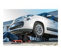 Rampe sollevamento auto XL 2 pz Acciaio Max carico 1000kg cad Officina fai da te