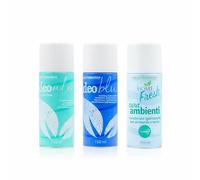 RAMPI Deo Spray Igienizzante Tessuti e Ambienti 3×150 ml Deo Blue Home Fresh Deo