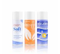 RAMPI Deo Spray Igienizzante Tessuti e Ambienti 3x150 ml - IgienSoft, DeoEffe, DeoIgenTex - Deodorante Tascabile per Abiti, Scarpe, Auto e Casa - Neutralizza Odori, Non Bagna