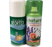 RAMPI Deodorante Spray Profumo Salvatessuti Igienizzante Mangia Odori Interni Auto Scarpe Igiensoft Offerta (Deortex, Deo Mediterraneo)
