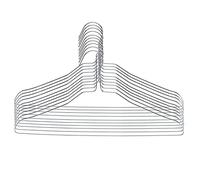 RAMPI Grucce Metallo Zincato 40 Cm Appendiabiti Salvaspazio Appendini Armadio Guardaroba Ferro Robusti Sottili Professionali per Lavanderia 50 Pz