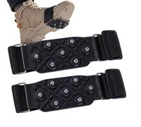 Ramponcini da Ghiaccio e Neve 7 Tacchetti Antiscivolo Punte Grip | Stivali Ghiaccio Ramponi per Uomo e Donna Camminata Trekking Arrampicata Inverno Alpinismo Pesca Outdoor Tetti