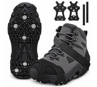 Ramponcini per Scarponi Ramponi, 28 Tacchetti Traction Ramponi Universali | Ramponcini per Scarpe per Ghiaccio e Neve, Trekking Camp Pesca