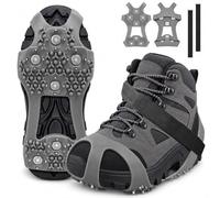 Ramponcini per Scarponi Ramponi, 28 Tacchetti Traction Ramponi Universali | Ramponcini per Scarpe per Ghiaccio e Neve, Trekking Camp Pesca