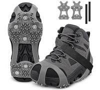 Ramponcini per Scarponi Ramponi, 28 Tacchetti Traction Ramponi Universali | Ramponcini per Scarpe per Ghiaccio e Neve, Trekking Camp Pesca
