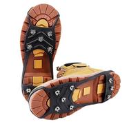 Ramponcini Per Scarponi Ramponi antiscivolo for scarpe invernali, arrampicata, escursionismo, pesca, punte for scarpe(M (EU35-40))