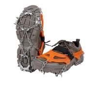 Ramponcini Per Scarponi Ramponi antiscivolo invernali, ramponi da ghiaccio unisex, copriscarpe da neve, accessori for arrampicata all'aperto(19 Teeth Black XL)