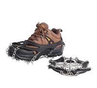 Ramponcini Per Scarponi Ramponi in acciaio, antiscivolo, for escursionismo, arrampicata, neve, catene, artigli, copri-stivali(Orange size 44-47)